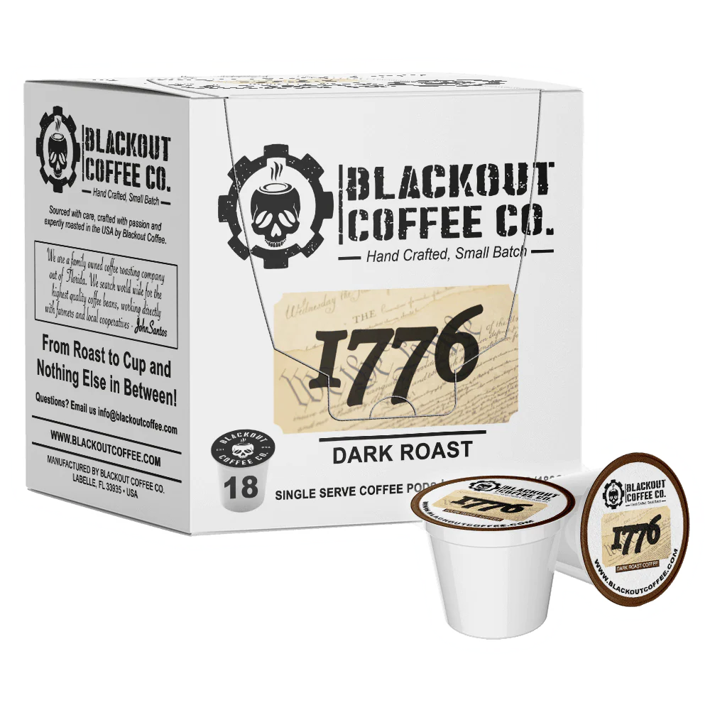 1776 DARK ROAST COFFEE PODS 18CT - Image 3