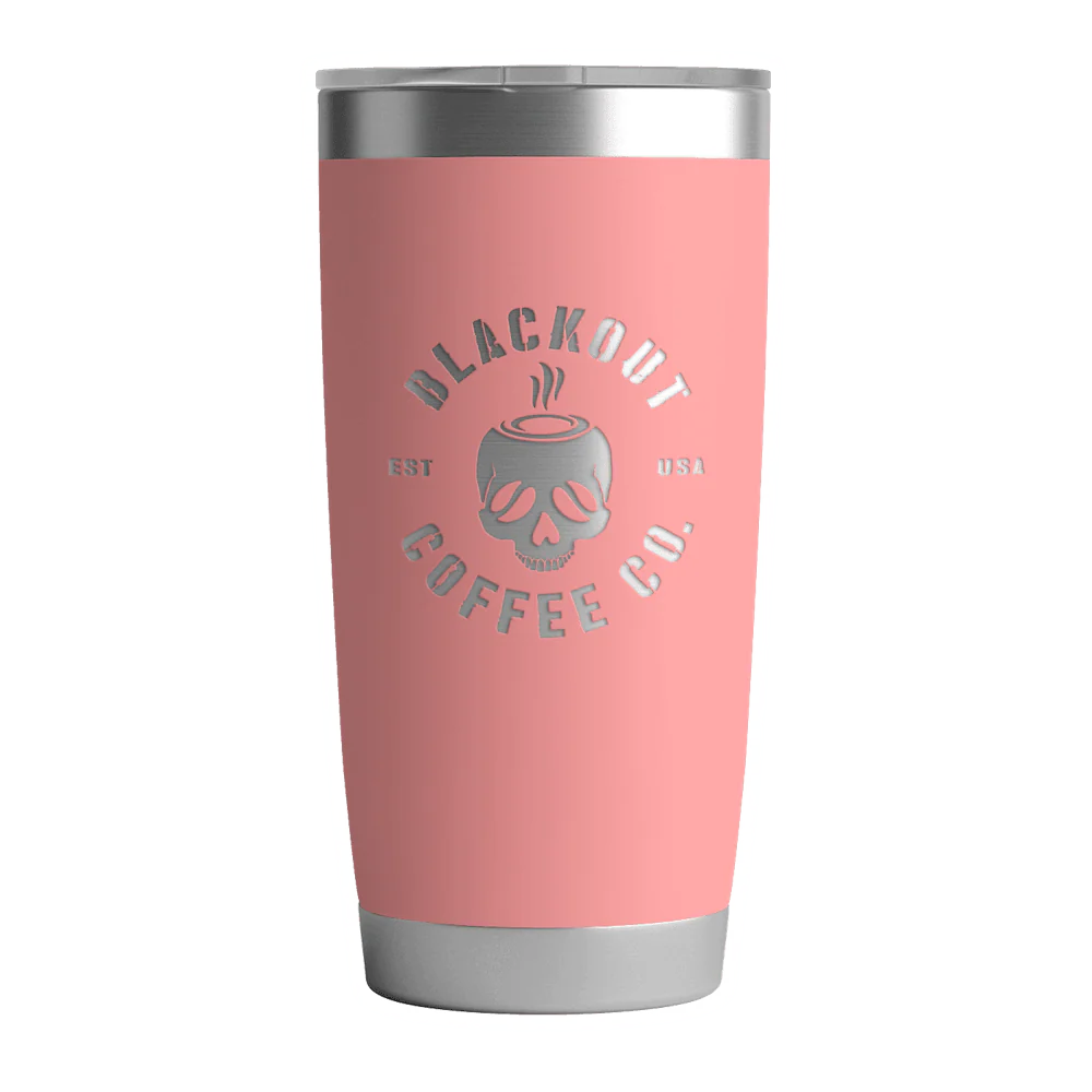20 OZ Tumbler w\/ Logo & US Flag In Pink