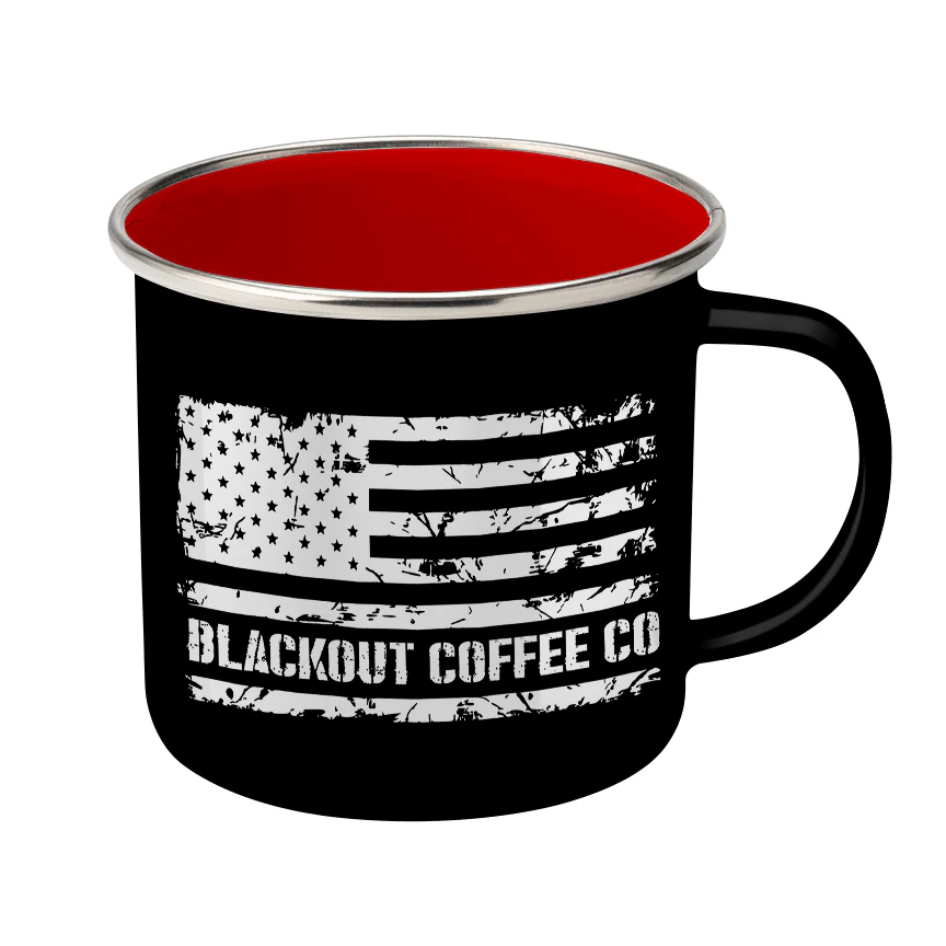 America's Warriors Enamel Steel Mug 12 oz - Image 3