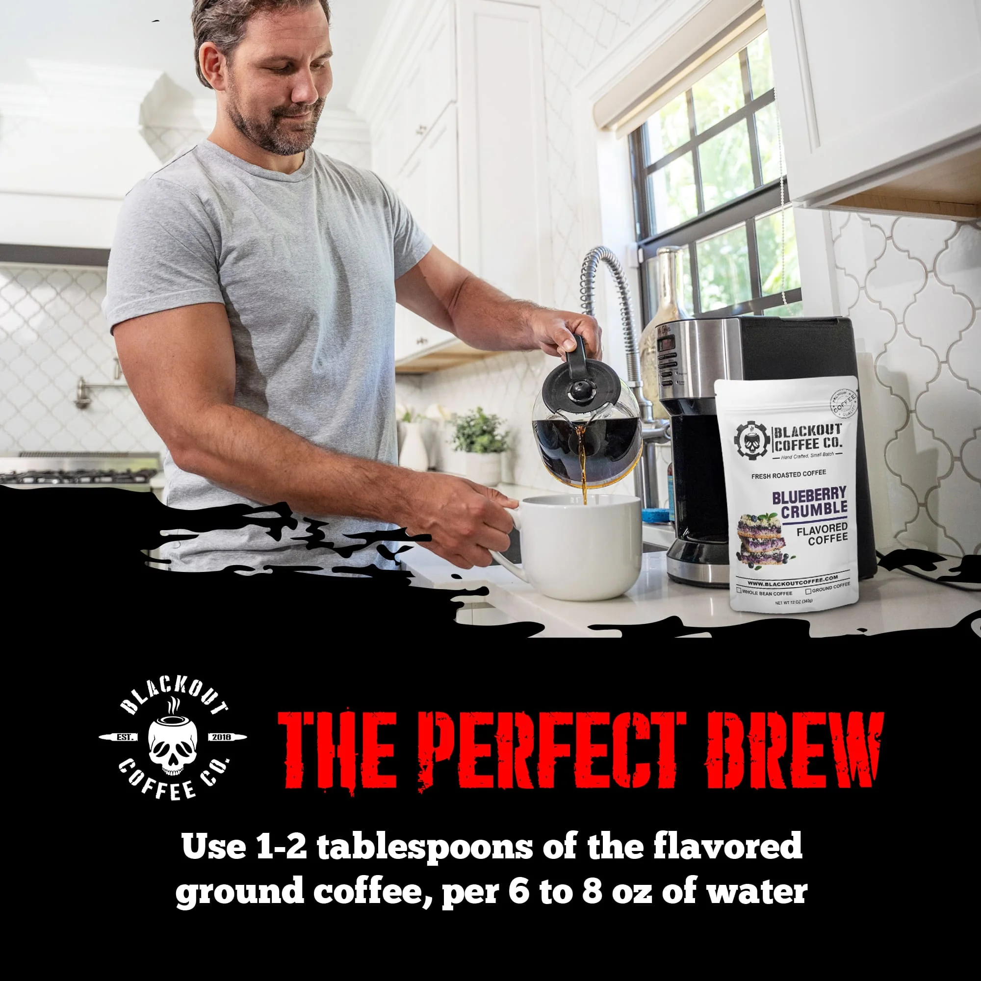 Blueberry Crumble Flavored Coffee - Image 8