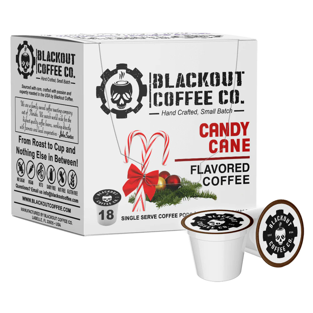 CANDY CANE FLAVORED COFFEE PODS 18CT
