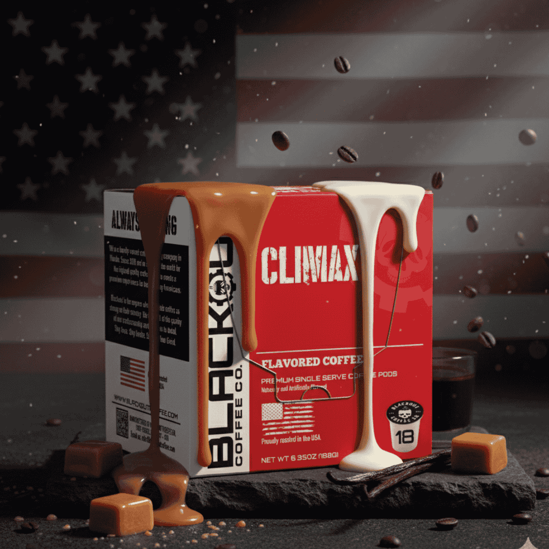CLIMAX FLAVORED COFFEE PODS 18CT - Image 3