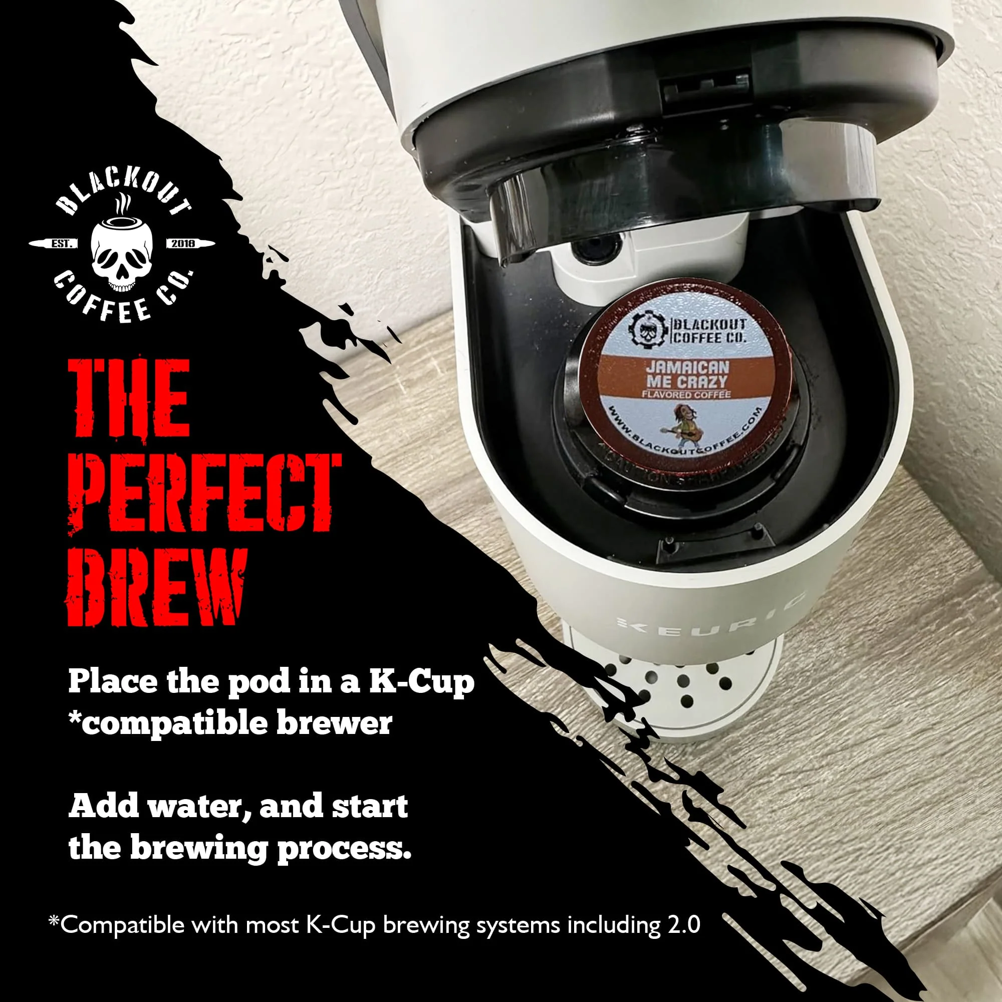 JAMAICAN ME CRAZY® FLAVORED COFFEE PODS 18CT - Image 7