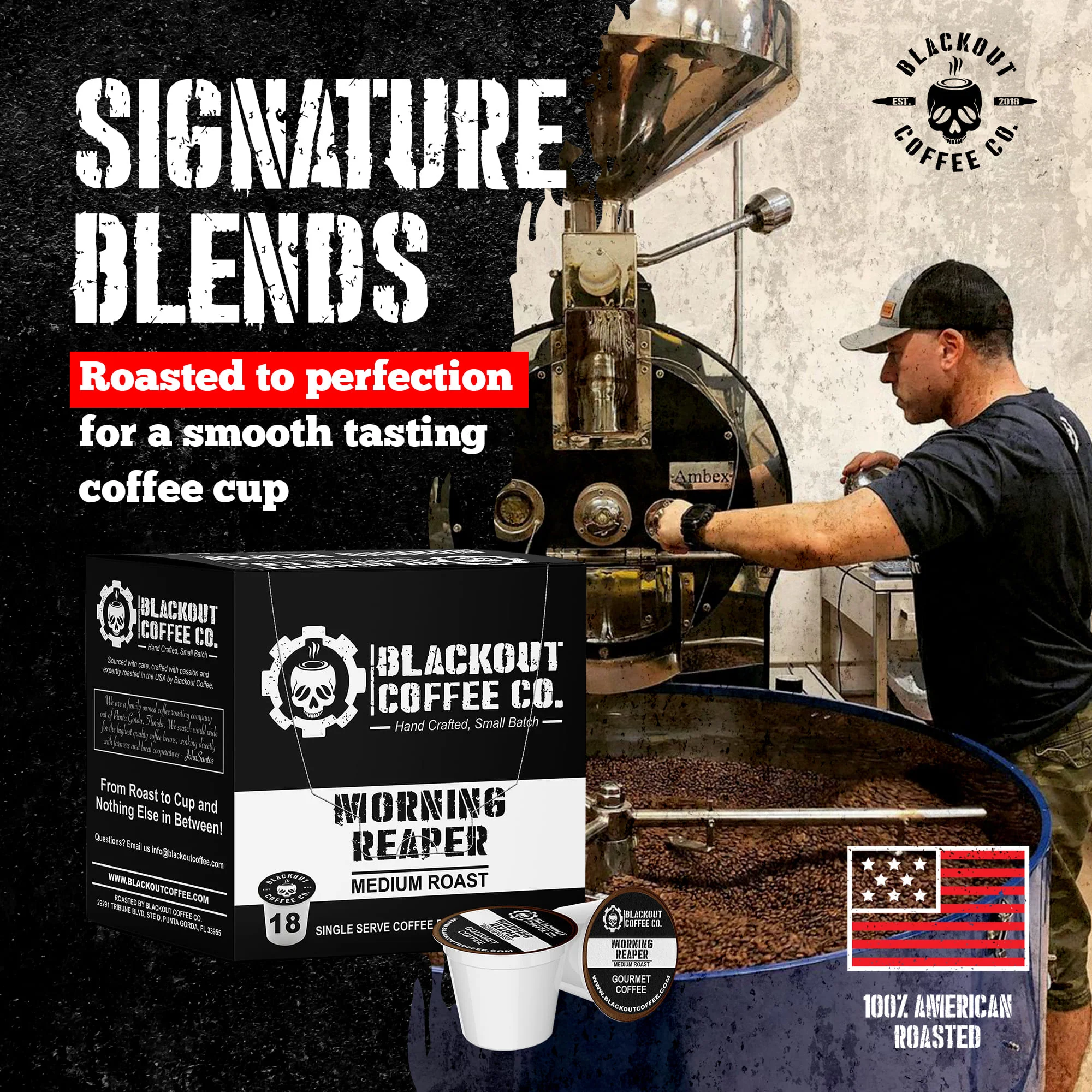 MORNING REAPER MEDIUM ROAST COFFEE PODS 18CT - Image 5