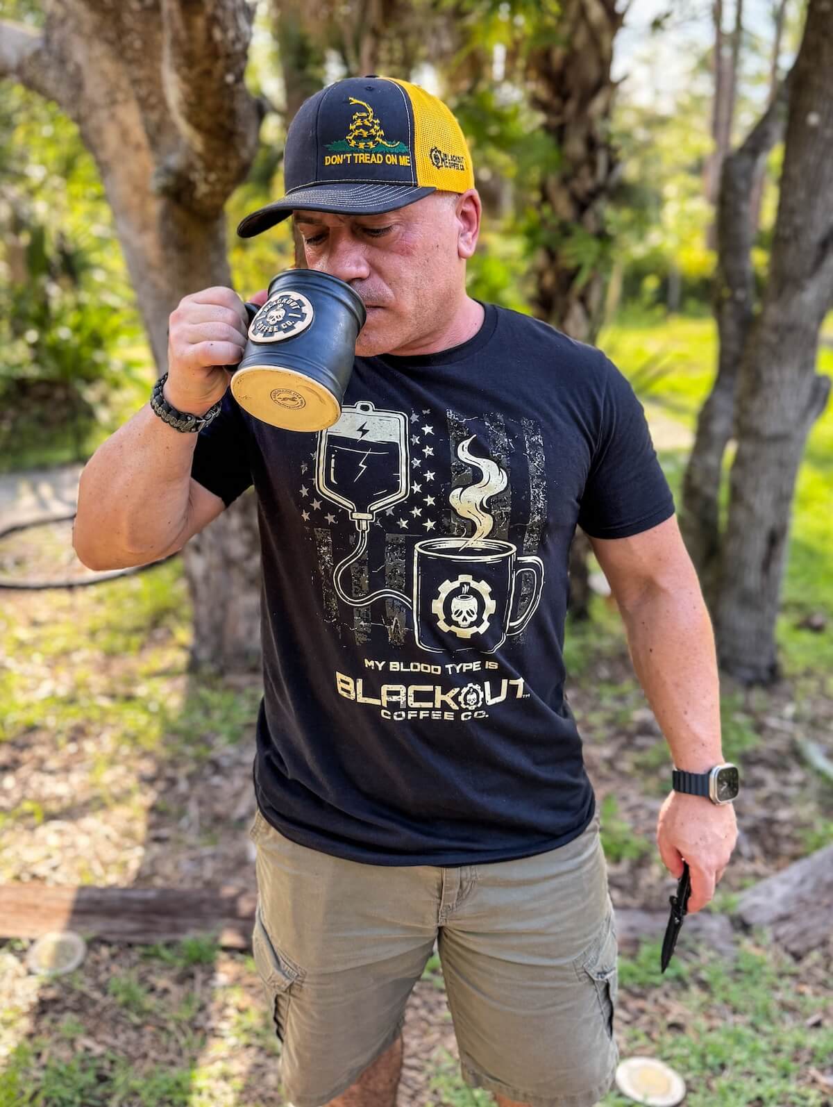 My Blood Type is Coffee T-Shirt - Image 2