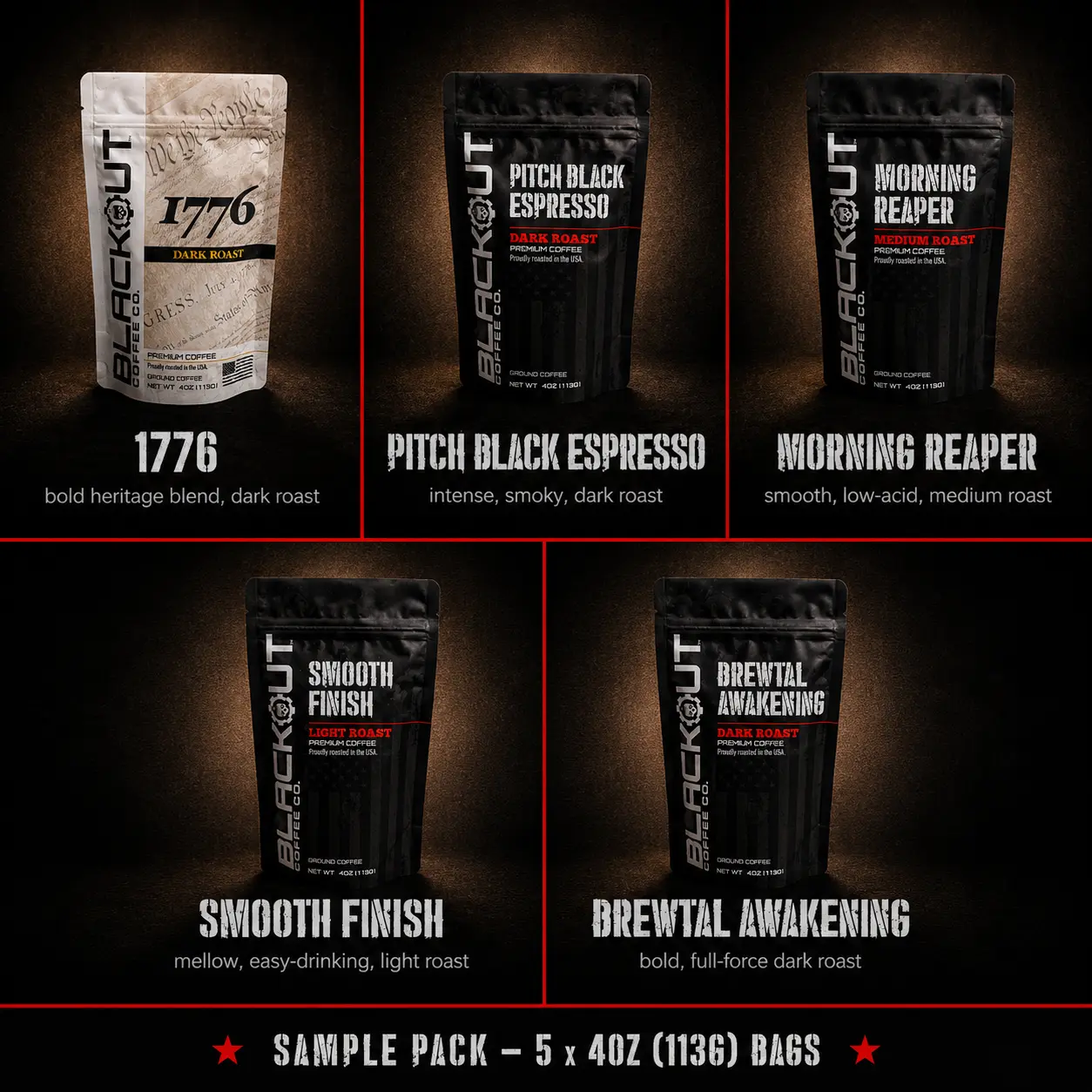 Premium Coffee Sample Pack (5 Roasts) - Image 3