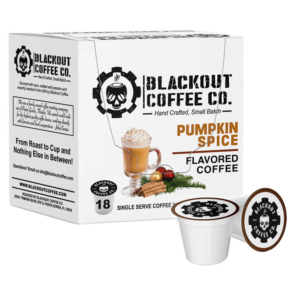 PUMPKIN SPICE FLAVORED COFFEE PODS 18CT